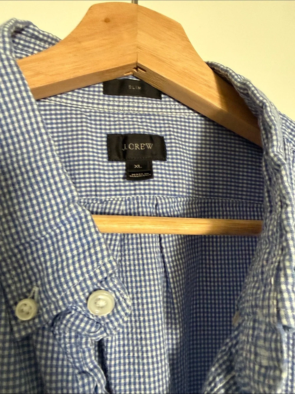 J. Crew lightweight button